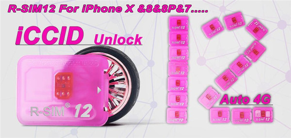 Newest r SIM 12 R-SIM12 RSIM12 SIM12 Unlock Card Ios 11 Ios11 Ios 10.x ICCID Unlocking Unlock Card For IPhoneX,Iphone 8,8PLUS 7,7plus 4G2018