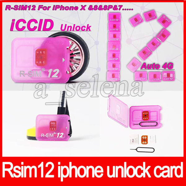 R sim 12 R SIM12+ Rsim 12+Rsim12 iphone unlock card for iphonex iPhone 8,8plus 7 7plus and i6