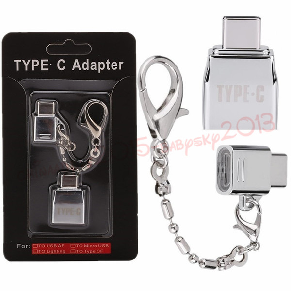 Micro to type c adapter converter Type c OTG Adapter for samsung huawei android phone