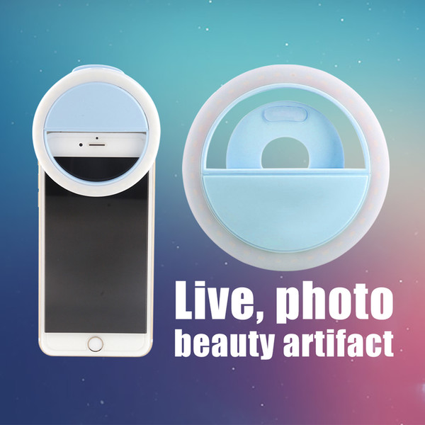 Ring light Manufacturer charging LED flash beauty fill selfie lamp outdoor selfie ring light rechargeable for all mobile phone with box