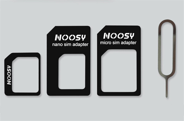 NOOSY SIM Card Adapter Converter Kit to Micro Atandard For Apple iPhone Android Cell Phones Micro Standard Card Adapter Eject Pin Key