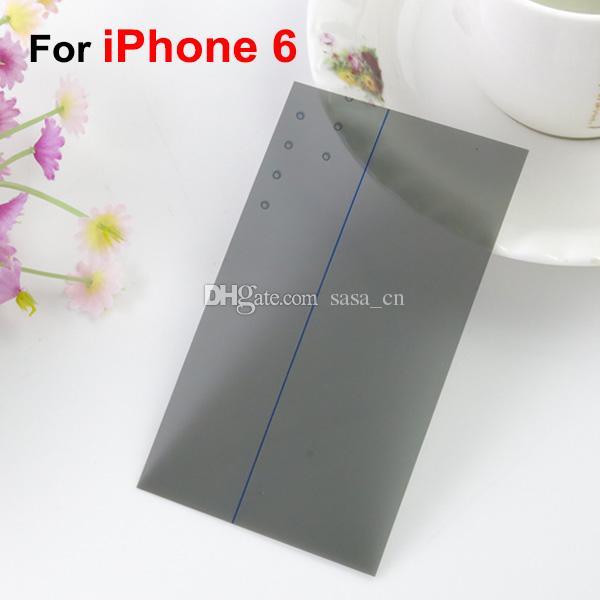 For iphone 4 4S 5 5C 5S 6 4.7 Plus 5.5 Samsung Galaxy S3 S4 S5 S6 Note 2 3 4 Original LCD Polarizer Polarized Light Film Free DHL EMS