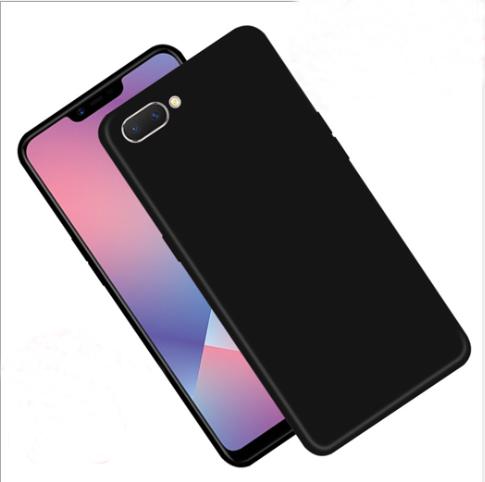 Suitable for OPPO A5 mobile phone shell black matte soft PBAM00 protective cover A5 anti-fall shell silicone men and women