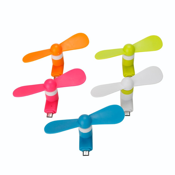 Mini USB Fan Portable Super Mute 5Pin Micro USB Fan Cooling Cooler Powered For Android phones MOQ;300PCS