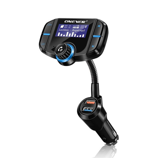 BT70 Car Bluetooth FM Transmitter Modulator Transmiter 2 USB Charger QC3.0 Handsfree Audio MP3 Player AUX SD USB Flash