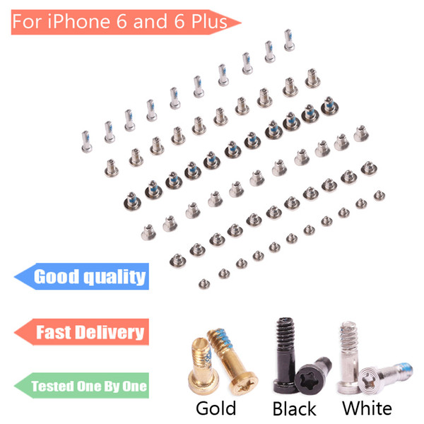 High Quality for iPhone 6 6g 4.7 inch Screw with button screws Complete full Screw Set Kit Replacement Repair Part