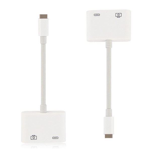 DHL Lightning to USB 3 Camera Reader Adapter Cable For iPhone 5S 6 7 8 Plus iPhoneX iPad iOS11 Data Sync Charge Kable Professional Connector