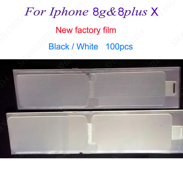 New Factory Film For iPhone 8G 8plus plus x Refurbish Front + Back refurbish Screen Protector Sticker New Phone Film For iPhone 8