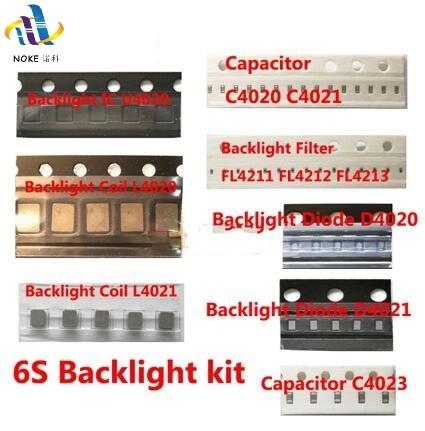 20sets/lot back light fix kit for iPhone 6S Backlight ic U4020 +Coil L4020 L4021+ Diode D4020 D4021 + C4023 C4022 C4021 +filters