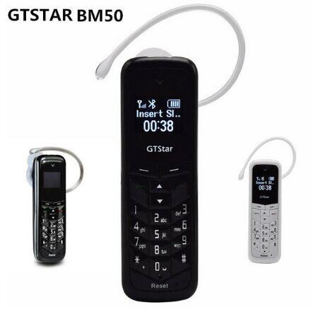 Original GT-Star BM50 Unlocked Mini Mobile Phone Bluetooth Dialer 0.66 inch With Hands Free Cell Phone in Stock