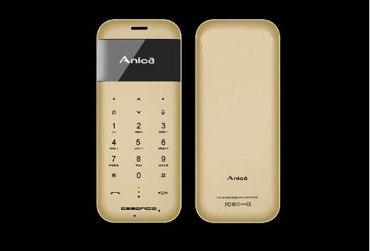 Super Mini Ultrathin Card Luxury Anica T6 Phone With MP3 Bluetooth 1.3