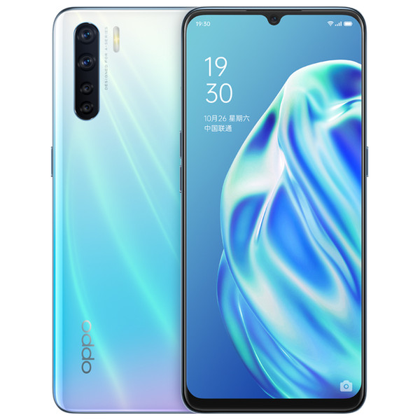 Original Oppo A91 4G LTE Cell Phone 8GB RAM 128GB ROM Helio P70 Octa Core 6.4 inches Full Screen 48.0MP Fingerprint ID Smart Mobile Phone