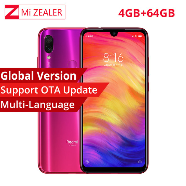 Global Version Xiaomi Redmi Note 7 4GB 64GB Snapdragon 660 Octa Core 4000mAh 6.3