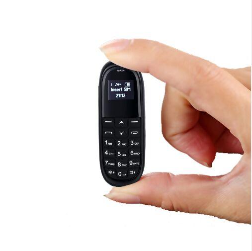 Super Mini Cell phone FSMART KK1 Magice Voice Change 0.66 inch tiny screen bluetooth Dialer Mobile phone Russian Keyboard