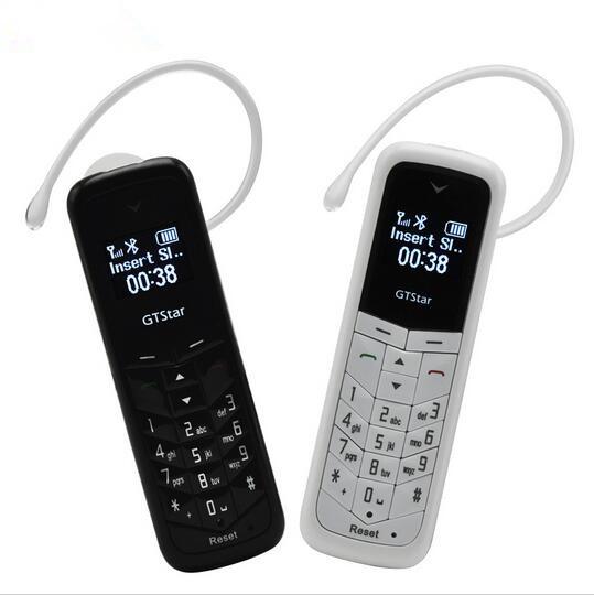 GTStar BM50 Mini Bluetooth Cellphone 0.66'' 2G Mobile Phone Bluetooth Earphone Single SIM card handset phone 300mAh