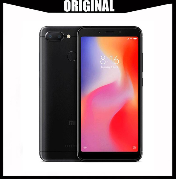 Wholesale Original Xiaomi Redmi 6 4GB 64GB Smartphone Helio P22 Octa Core CPU 12MP+5MP Dual Cameras 5.45