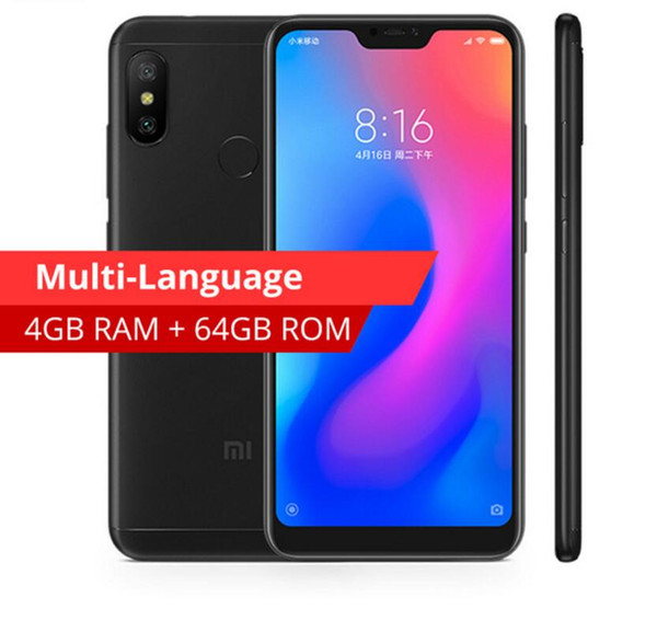 Original Xiaomi Redmi 6 Pro Mobile Phone 3/4GB 32GB RAM ROM Snapdragon 625 Octa Core 5.84 inch 19:9 Full Screen Dual AI Camera 4000mAh