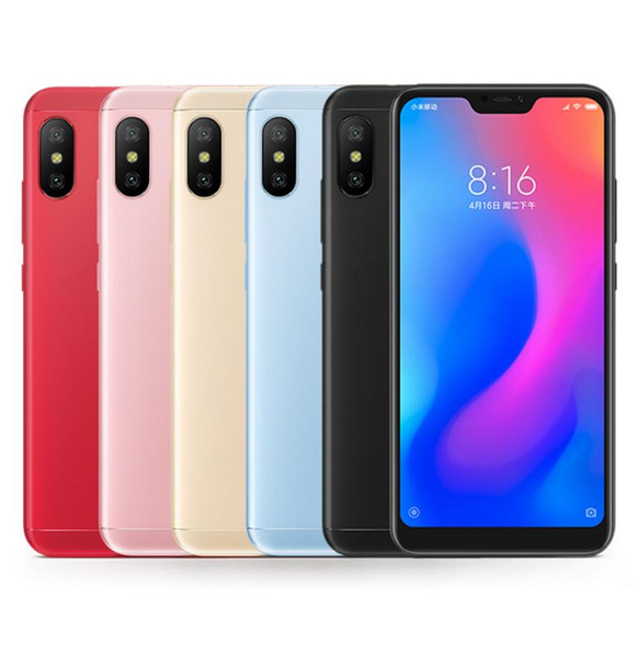 Wholesales Original Xiaomi Redmi 6 Pro Mobile Phone 4GB RAM 32/64GBGB ROM Snapdragon 625 Octa Core 5.84''19:9 Full Screen Dual AI