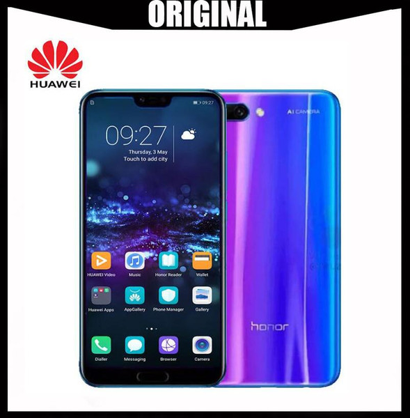 Original Huawei Honor 10 Android 8.0 4G LTE Smartphone 3D Curved Glass Kirin 970 AI Processor 5.8 Inch 24MP Camera