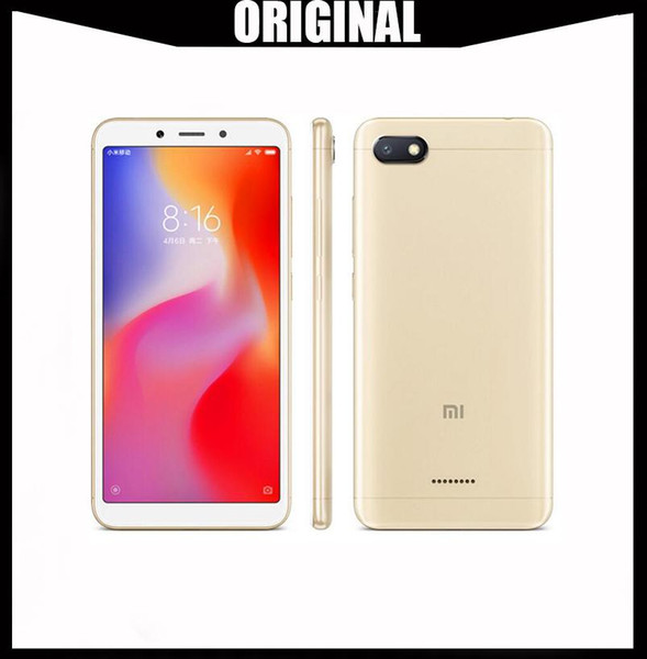 Original Xiaomi Redmi 6A 6 A 2GB RAM 16GB ROM Smartphone 5.45'' 18:9 Full Screen 12nm Helio A22 Quad Core 13MP Camera 3000mAh