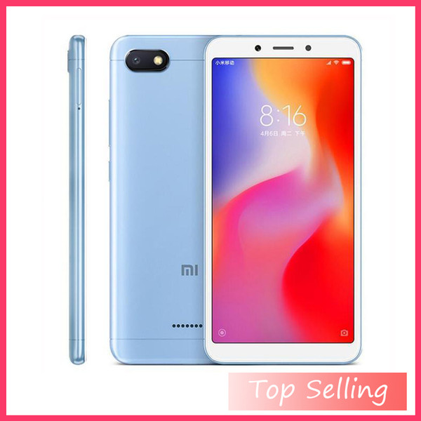 WholeSales Original Xiaomi Redmi 6A 6 A 2GB RAM 16GB ROM Smartphone 5.45'' 18:9 Full Screen 12nm Helio A22 Quad Core 13MP Camera 3