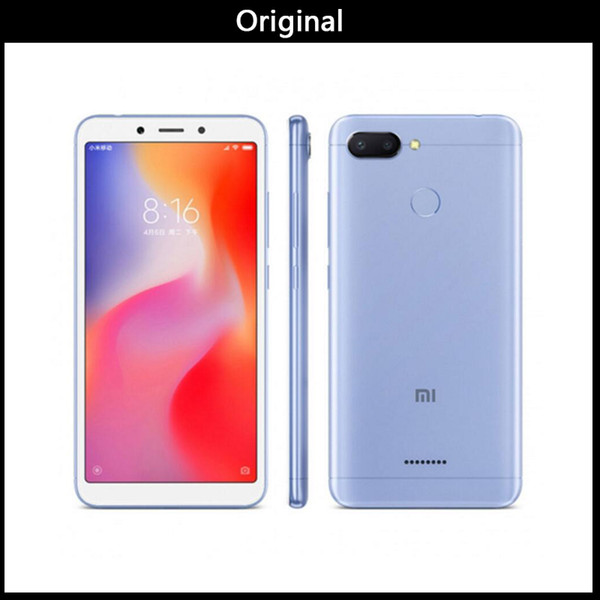 Original Global Version Xiaomi Redmi 6 3GB 64GB Mobile Phone Helio P22 Octa Core 12MP+5MP Dual Cameras 5.45