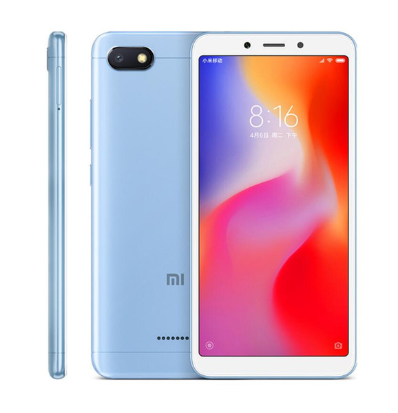 WholeSales Original Xiaomi Redmi 6A 6 A 2GB RAM 16GB ROM Smartphone 5.45'' 18:9 Full Screen 12nm Helio A22 Quad Core 13MP Camera 3