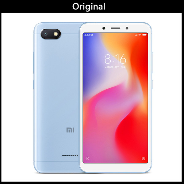 Original Xiaomi Redmi 6A 6 A 2GB RAM 16GB ROM Smartphone 5.45'' 18:9 Full Screen 12nm Helio A22 Quad Core 13MP Camera 3000mAh