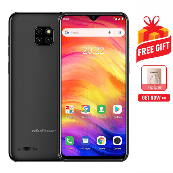 Ulefone Note 7 1GB+16GB Triple Back Cameras Face ID Identification 6.1 inch Android 8.1 GO MTK6580A Quad-core 32-bit up to 1.3GHz Network 3G