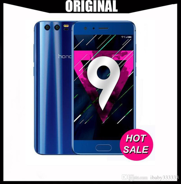 Original Huawei Honor 9 Mobile Phone 4G LTE 5.15' Kirin 960 Octa Core 4/6GB RAM 64/128GB ROM Dual Rear 1920*1080P Fingerprint NFC