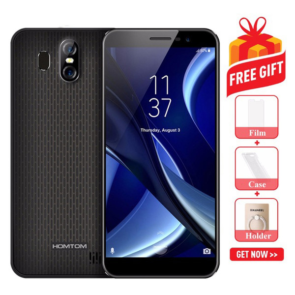 HOMTOM S16 2GB+16GB Dual Back Cameras Fingerprint Identification 5.5 inch Android 7.0 MTK6580 Quad Core up to 1.3GHz, Network: 3G Dual