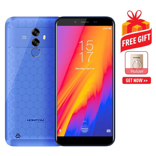 HOMTOM S99 4GB+64GB Dual Back Cameras Face & Fingerprint Identification 6200mAh Battery 5.5 inch Android 8.0 4G, Dual SIM OTG, OTA