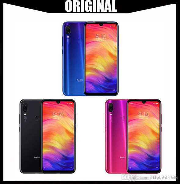 Original Xiaomi Redmi Note 7 4/6GB 64GB Telephone Snapdragon 660 Octa Core 4000mAh FullScreen 6.3