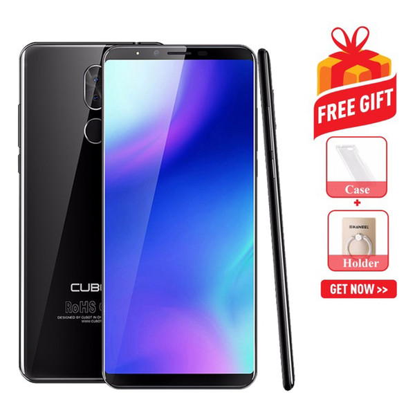 CUBOT X18 Plus 4GB+64GB Dual Back Cameras Fingerprint Identification 4000mAh Battery 5.99 inch Android 8.0 MTK6750T Octa-Core