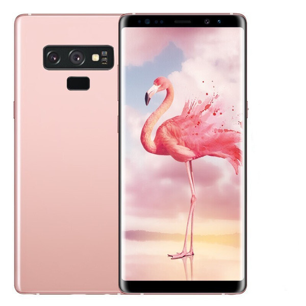 ERQIYU Goophone note9 Note 9 smartphones 6.2inch Android 7.0 dual sim shown 128G ROM 4G LTE cell phones