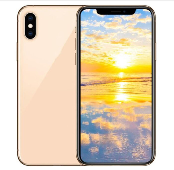 6.5 inch ERQIYU goophone Xs Max unlocked MP3 cell phones dual sim Android 7.0 Octa Core shown 4G LTE 128GB Smartphones