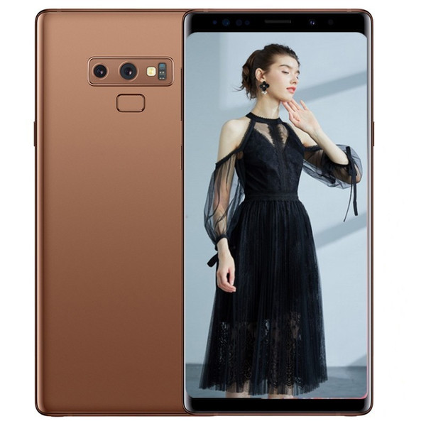 ERQIYU Goophone note9 note 9 smartphones 6.4inch Android 7.0 dual sim shown 4G RAM 128G ROM 4G LTE Unlocked cell phones