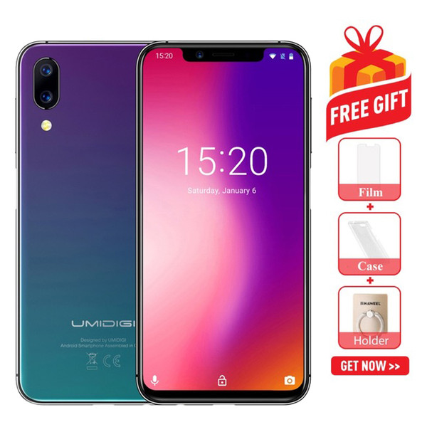 UMIDIGI One 4GB+32GB Global Band Dual 4G Dual Back Cameras Face ID & Side Fingerprint Id 5.9 inch Android 8.1 Octa Cor 4G Dual SIM