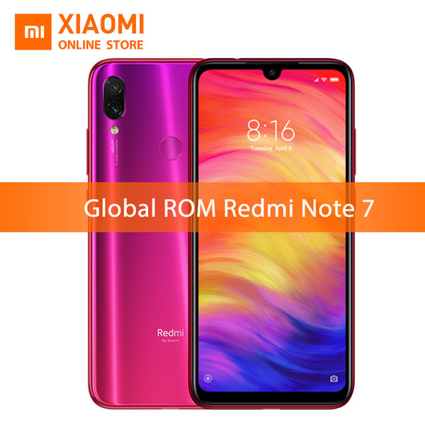 Xiaomi Redmi Note 7 4GB 32GB Telephone Snapdragon 660 Octa Core FullScreen 6.3