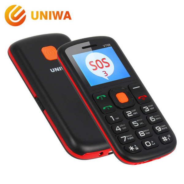 Uniwa V708 Elderly phone keys feature phone cheaper phone Low price new