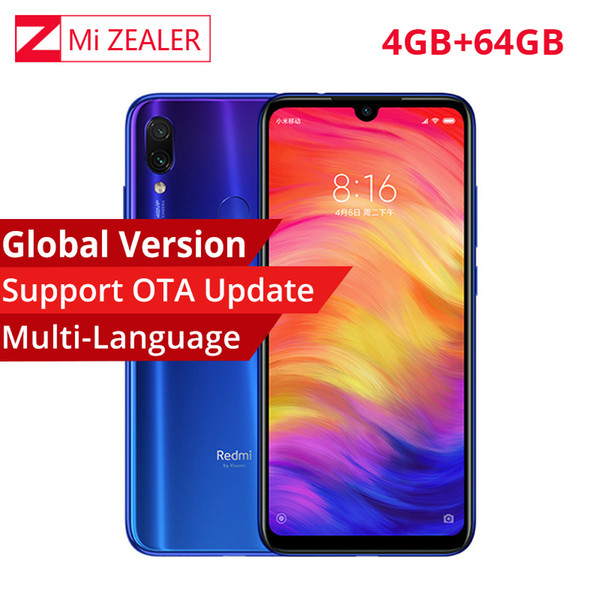 Global Version Xiaomi Redmi Note 7 4GB 64GB 48.0+5.0 MP Rear Camera Snapdragon660 Octa Core 6.3