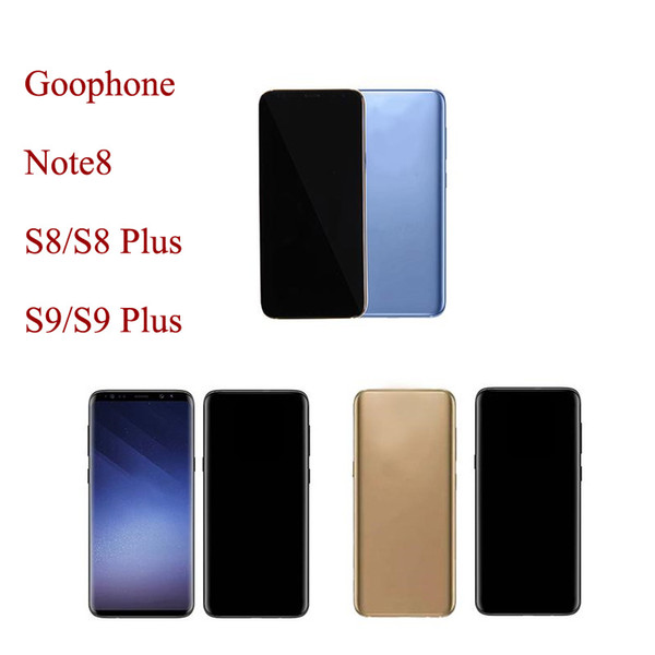 Unlocked Goophone S8+ S8 Plus 9+ 9 plus Note8 Note 9 Full Screen 1GB+4GB/8GB/16GB Fingerprint Show 4G LTE Android 3G Smartphone