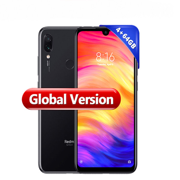 Global Version Xiaomi Redmi Note 7 with 4GB+64GB 48+5MP Camera Snapdragon 660 Octa Core 6.3