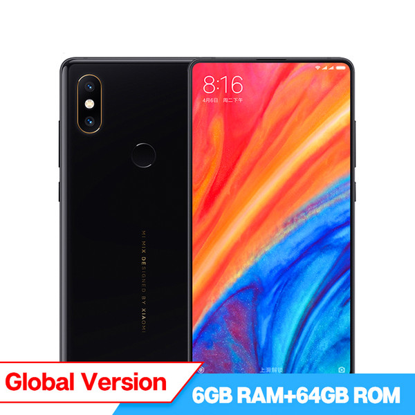 Global Version Xiaomi Mi MIX 2S 6GB RAM 64GB ROM Mobile Phone Snapdragon 845 Octa Core 3400mAh 5.99