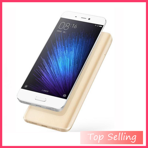 Wholesale Original Xiaomi Mi5 Snapdragon 820 5.15inch 16.0MP 4G LTE Quad Core 32GB ROM Fingerprint ID Unlocked Smartphone