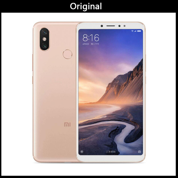 Original Xiaomi Mi Max 3 4/6GB RAM 64/128GB ROM Max3 Mobile Phone Snapdragon 636 Octa Core OTA 5500mAh 6.9