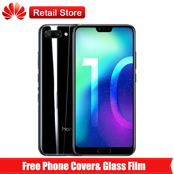 Global Version Huawei Honor 10 4G SmartPhone Phone 5.84'' Kirin 970 Android 8.1 2280x1080 3 AI Camera NFC Fast Charge 4GB 128GB