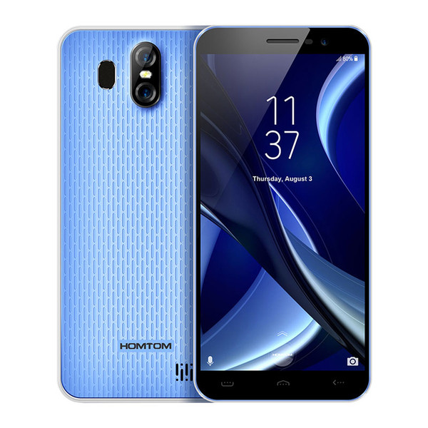 HOMTOM S16 3G Smartphone Android 7.0 MTK6580 Quad-core 1.3GHz 2GB RAM 16GB ROM Fingerprint Sensor OTA 13.0MP+8MP Cameras Cellphone