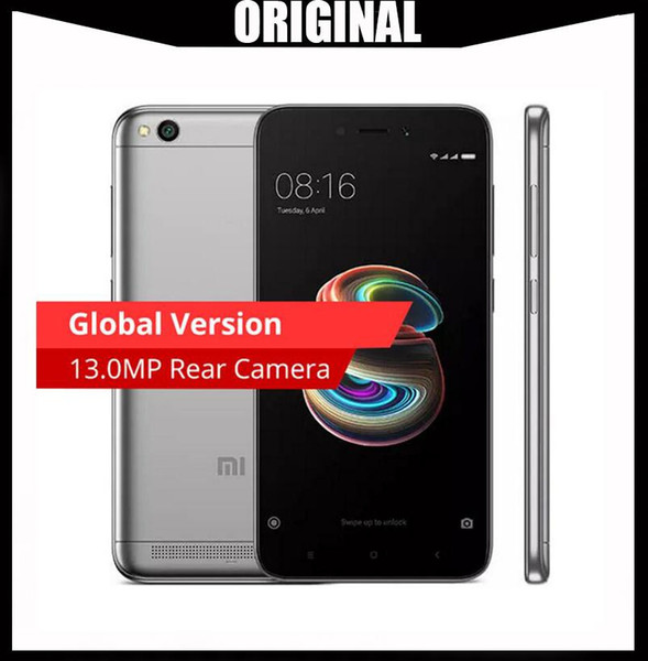 Original Xiaomi Redmi Note 5A 5 A 64GB 4GB RAM Mobile Phone Snapdragon 435 Octa Core 16MP Front Camera 5.5