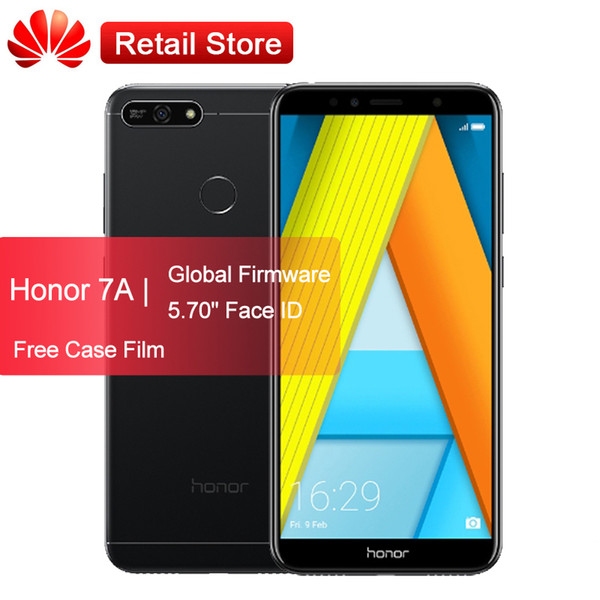 Global Rom Huawei Honor 7A Smartphone Octa Core 5.7'' 1440*720 Snapdragon 430 Dual SIM Mobile Phone Android 8.0 13.0MP 3000mAh